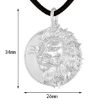 Pt950 Platinum Lion Guardian Pendant